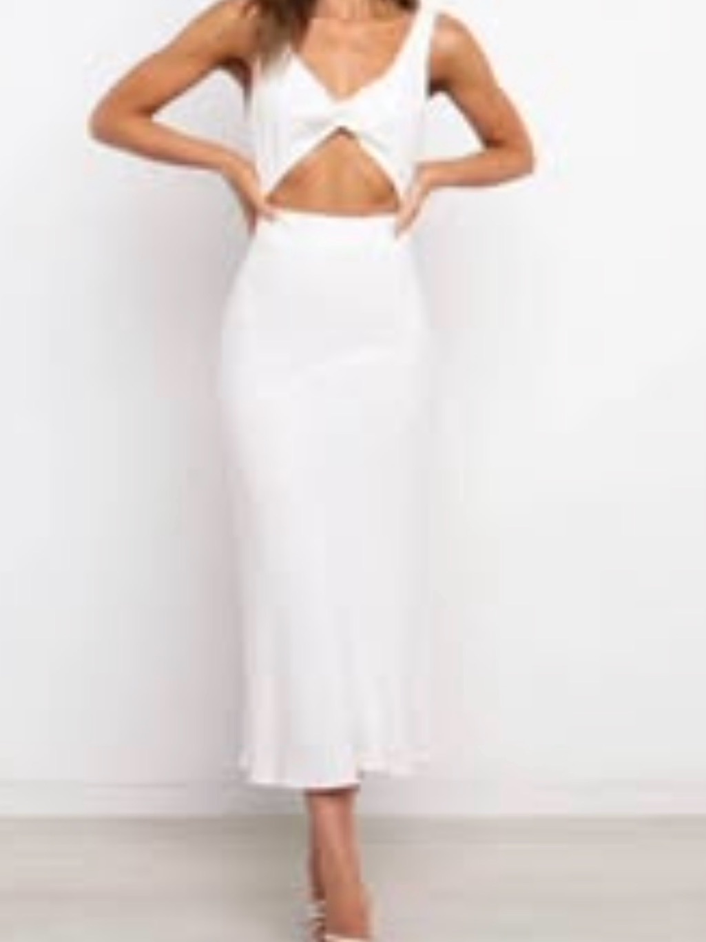 Petal & Pup Cream Textured Dress